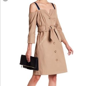 opening ceremony trench coat dress